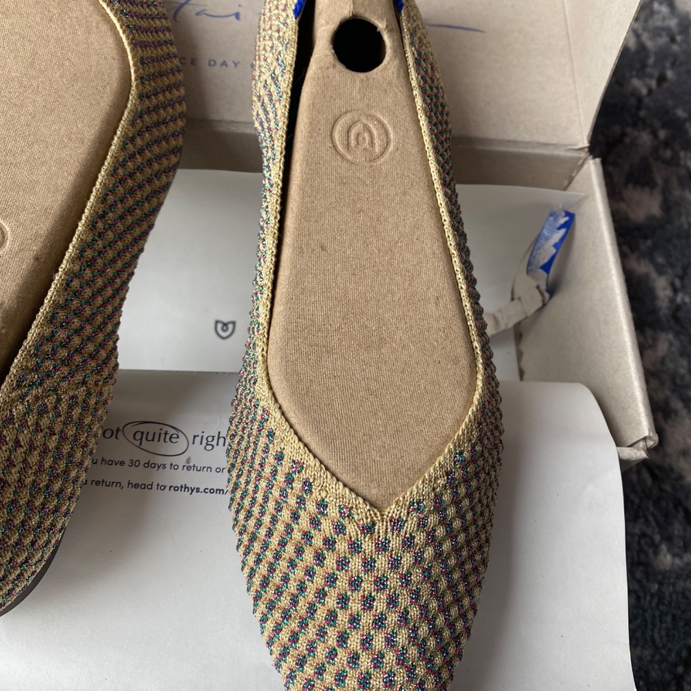 Rothy’s Multi Metallic Points 8.5 Euc - image 2